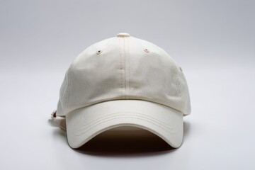 classic vintage dad hat shot straight in white studio with white backdrop e commerce product photography
