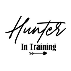 Hunter In Training SVG 