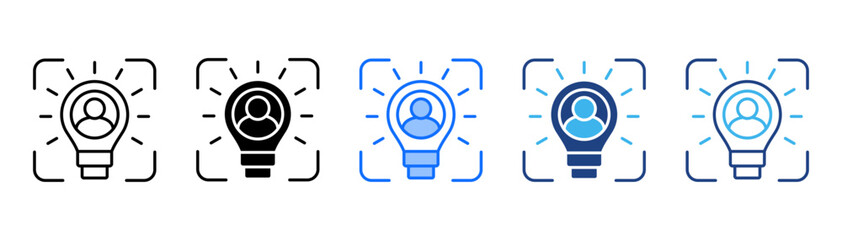 Core Focus Icon Set With Multiple Style Collection 