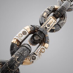 Steampunk Tech Gear Link – Industrial Jewelry