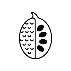 Jack Fruit Vector icon