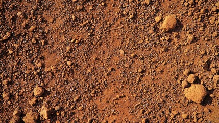Red Soil Texture Gravel, Stones and Earth Background, soil texture, earth background