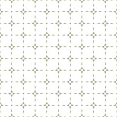 seamless pattern with delicate grid of hearts and dots. Subtle traditional folk or Scandinavian background in minimalistic style for textiles, wallpaper, and packaging.