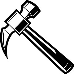 hammer and sickle vector icon 