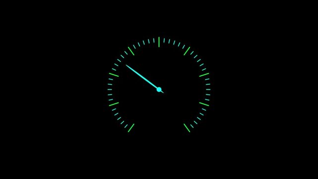 speed meter animation, speed test