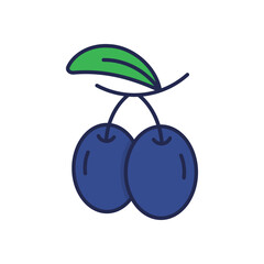Plum Vector icon