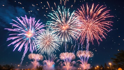 Fototapeta premium Clever Festival Fireworks