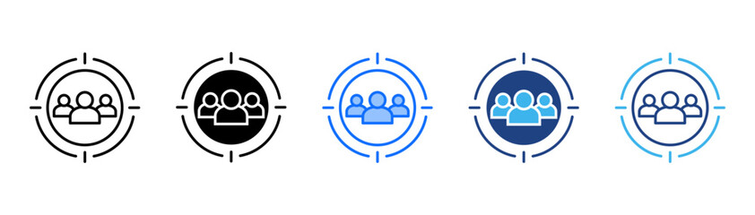 Abm Icon Set With Multiple Style Collection 