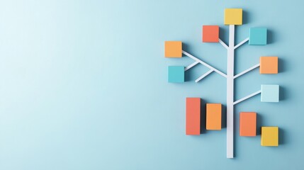 Colorful Blocks on Tree Structure, Concept ,Diagram