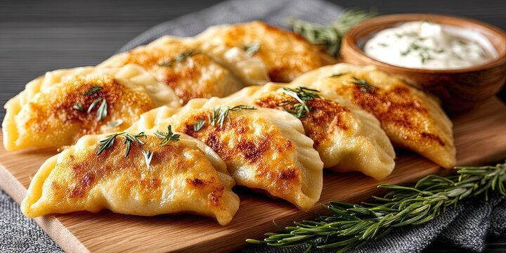 photo of delicious pierogi ruskie 