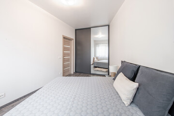 Modern Home Bedroom Interior with Minimalist Style and Cozy Ambiance