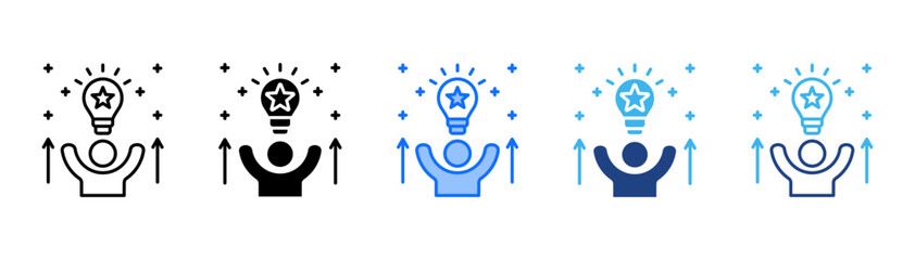 Potential Icon Set With Multiple Style Collection 