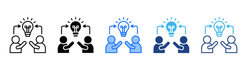 Solution Icon Set With Multiple Style Collection 