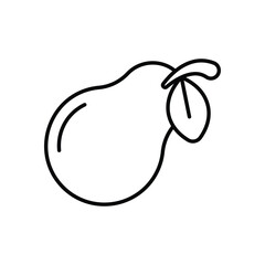Pear Vector icon