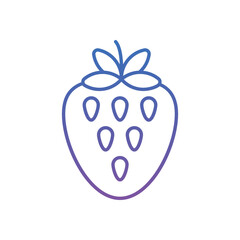 Strawberry Vector icon