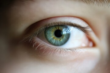 Fototapeta premium Close up of a human eye with striking details