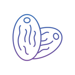Date Fruit Vector icon