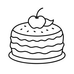 cake with cherry