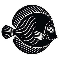 black and white fish
