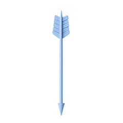 Minimal Arrow with a Balanced Structure in Soft Per Isolated on Transparent Background