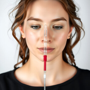 Intravenous cannula or Branula isolated against white