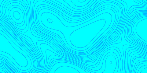 Blue geographic grid map cartography mountain relief topographic line contour texture background, blue and cyan contours wavy topography stylized curve pattern line terrain map abstract background.