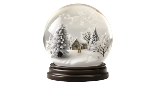 snow globe transparent background png
