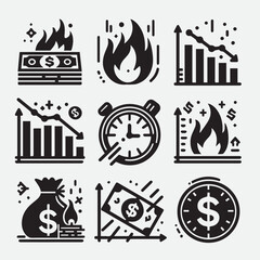 Influencer and blogger icon set. Containing influencer, content, creation, vlogging, blog, vlogger, social media, video equipment, digital marketing and more