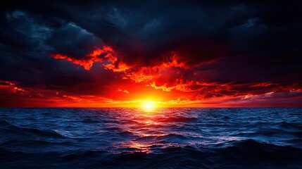   A serene sunset reflects off a tranquil water surface, with a cozy boat anchored nearby The soft colors of the dusky sky create a peaceful ambiance