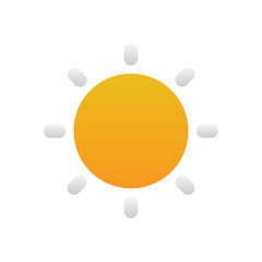 Sunlight Vector icon