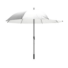 Minimalist Beach Umbrella with a Space Saving Design Isolated on Transparent Background