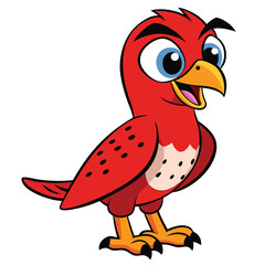 funny cartoon bird