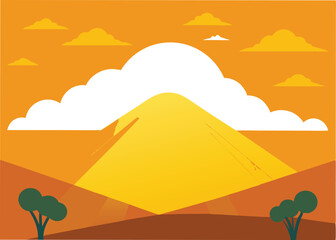 cosmic staircase spiraling around floating orb