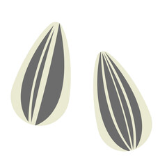 ヒマワリの種のイラスト