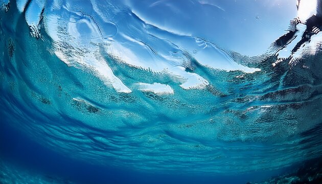 water surface from underneath perfect ocean background water texture