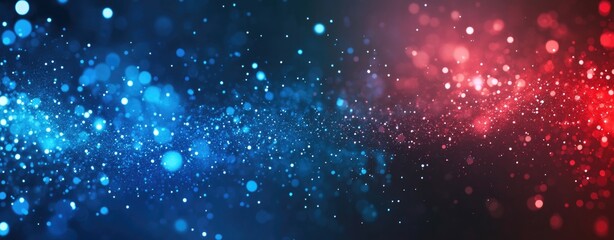 Vibrant abstract sparkles energize space