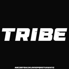 modern unique round sans serif style font vector