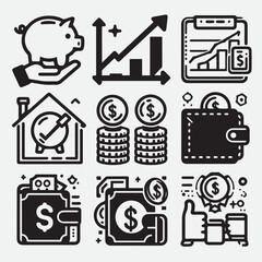 Transport icon set. Vehicle icons. Containing car, bike, plane, train, bicycle, motorbike, bus, scooter, taxi, helicopter, ship, plane, truck, tow truck, sailboat and more. Vector illustration