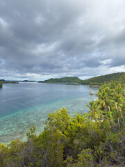 Fototapeta premium View of Manyaifun island in Raja Ampat, West Papua, Indonesia