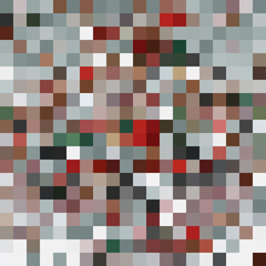 Colorful abstract mosaic background. Pixel effect. Camo and camouflage.