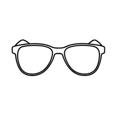 Fototapeta premium glasses isolated on white