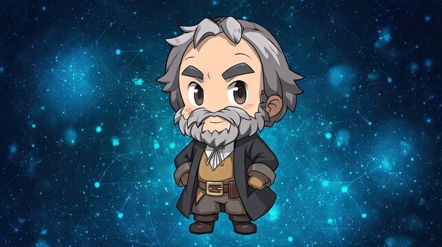galileo galilei chibi kawaii 