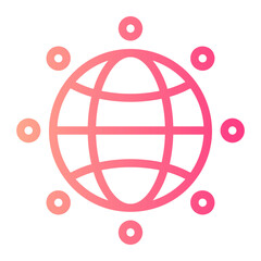 internet of things gradient icon