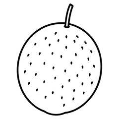 vector illustration of a pear