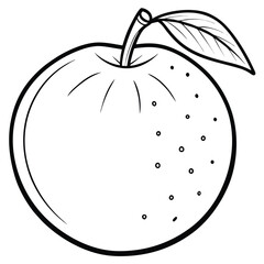 vector illustration of a apple