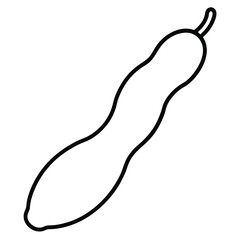 vector illustration of a pear