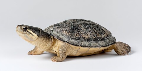 Naklejka premium photo of mata mata turtle 