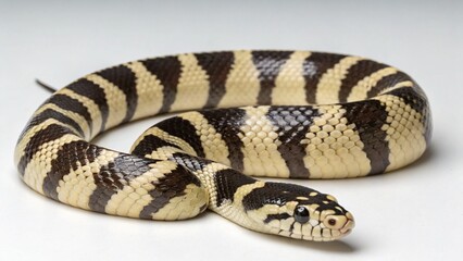 Obraz premium Desert Kingsnake on studio background