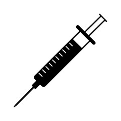 Fototapeta premium syringe isolated on white