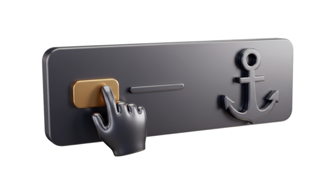 Isolated Button
